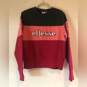 Ellesse women’s S sweatshirt colorblock colorful ski streetwear coquette girl